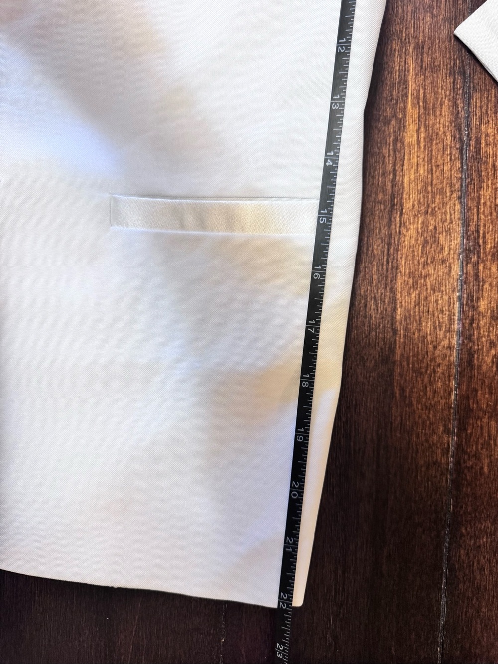 NWT Fouger Slim White Suit With Vest size 8 - Picture 13 of 14